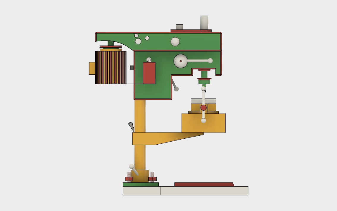 台钻【彩红网3D模型-caired.com】